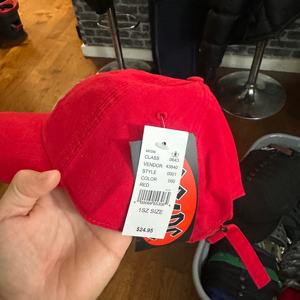 AC/DC Red Baseball Cap - Picture 2 of 5